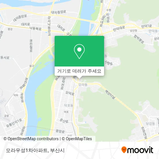 모라우성1차아파트 지도
