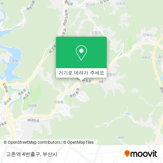 고촌역 4번출구 지도