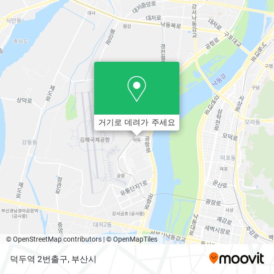 덕두역 2번출구 지도