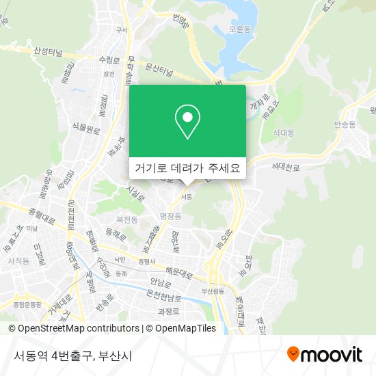 서동역 4번출구 지도