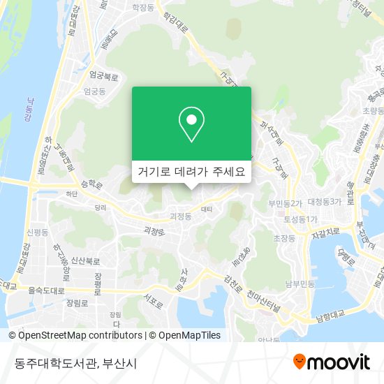 동주대학도서관 지도