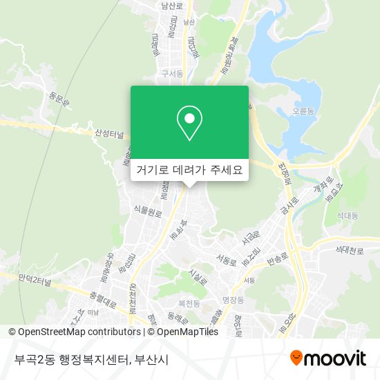 부곡2동 행정복지센터 지도