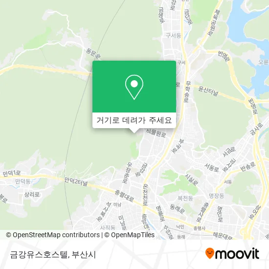 금강유스호스텔 지도