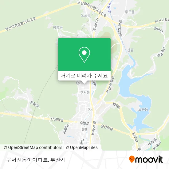 구서신동아아파트 지도