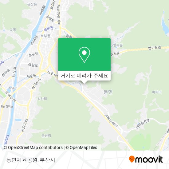 동면체육공원 지도