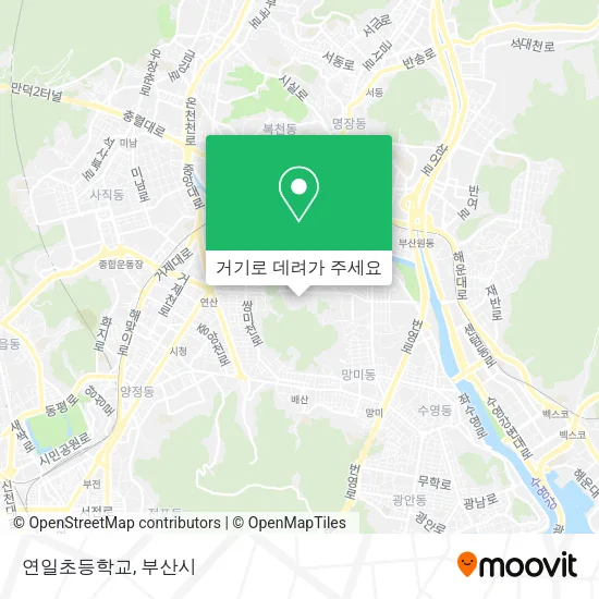연일초등학교 지도