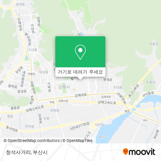 청석사거리 지도