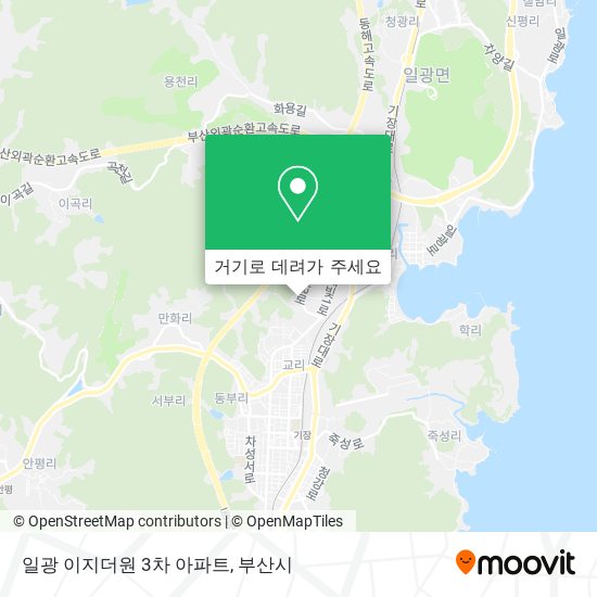 일광 이지더원 3차 아파트 지도