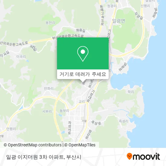 일광 이지더원 3차 아파트 지도