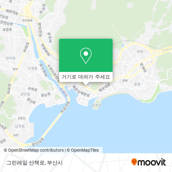 그린레일 산책로 지도