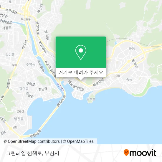 그린레일 산책로 지도