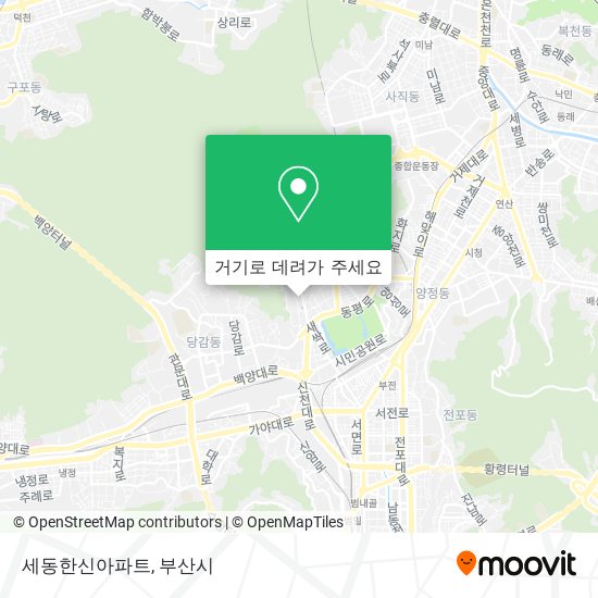 세동한신아파트 지도