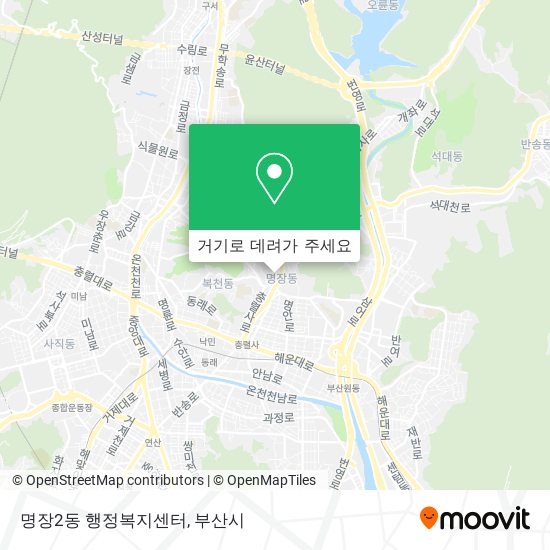 명장2동 행정복지센터 지도