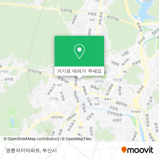 명륜자이아파트 지도