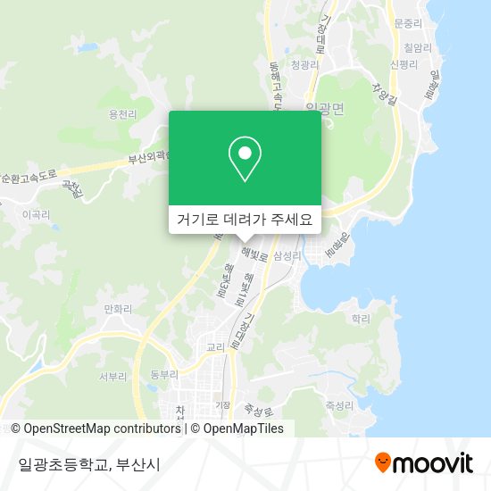 일광초등학교 지도