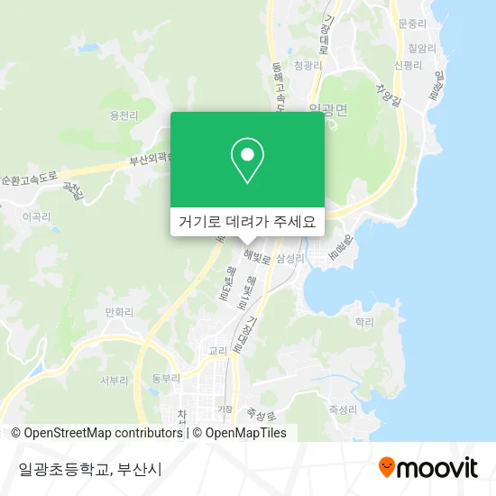 일광초등학교 지도