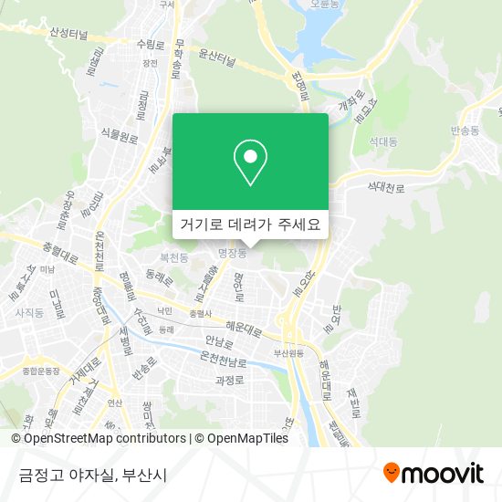 금정고 야자실 지도