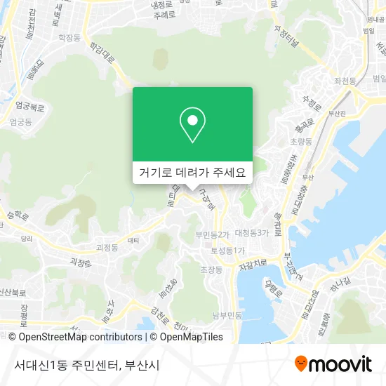 서대신1동 주민센터 지도