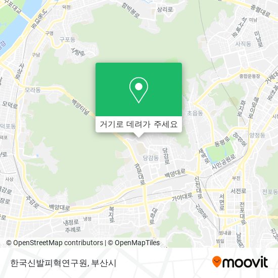 한국신발피혁연구원 지도