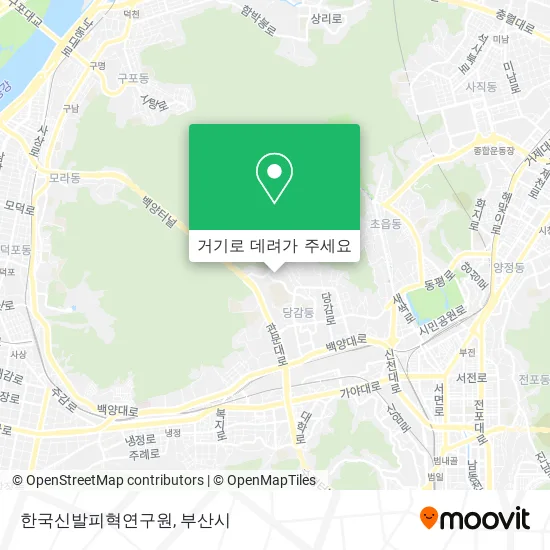 한국신발피혁연구원 지도