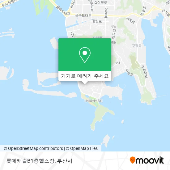 롯데캐슬B1층헬스장 지도