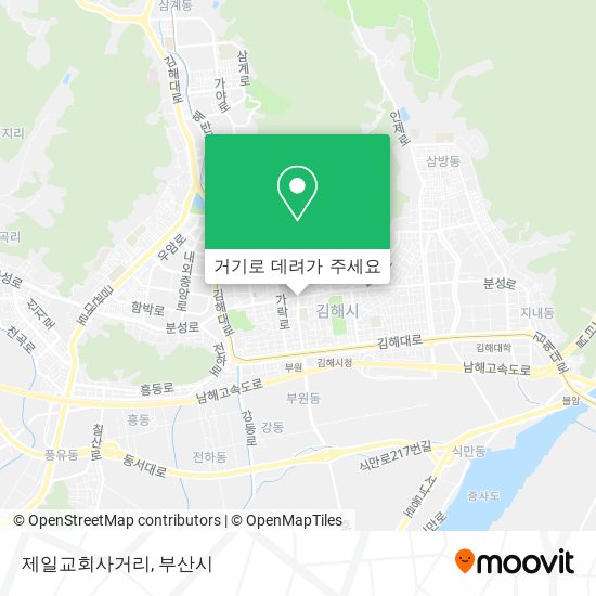 제일교회사거리 지도