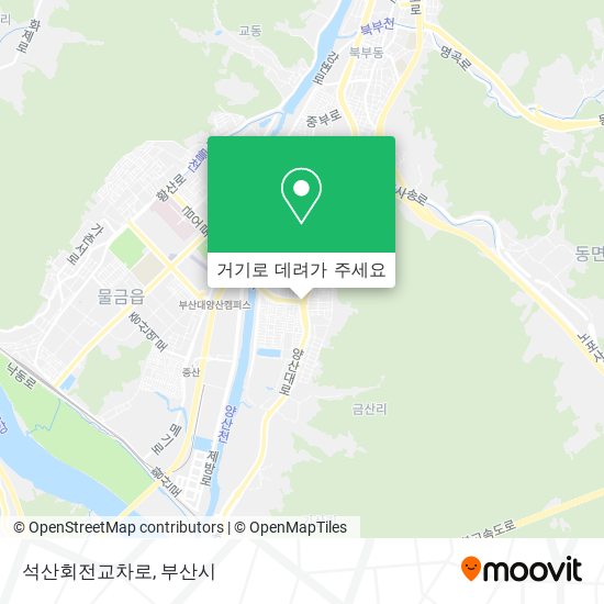 석산회전교차로 지도