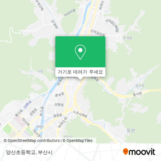 양산초등학교 지도