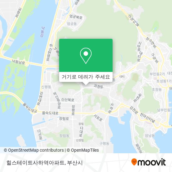 힐스테이트사하역아파트 지도