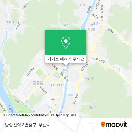 남양산역 3번출구 지도