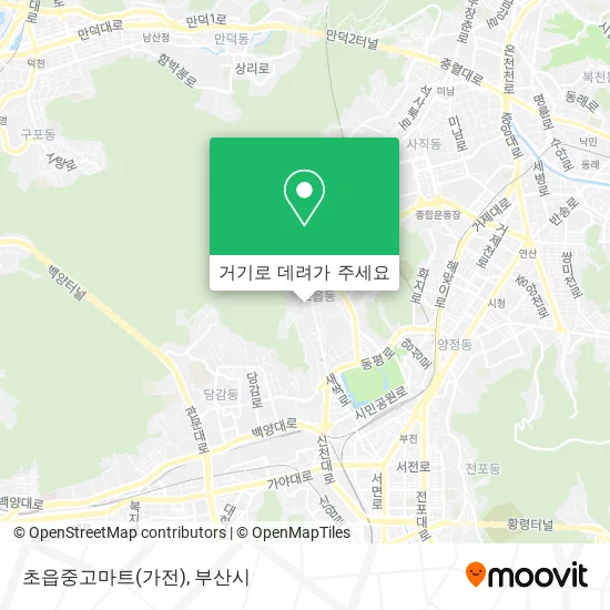 초읍중고마트(가전) 지도