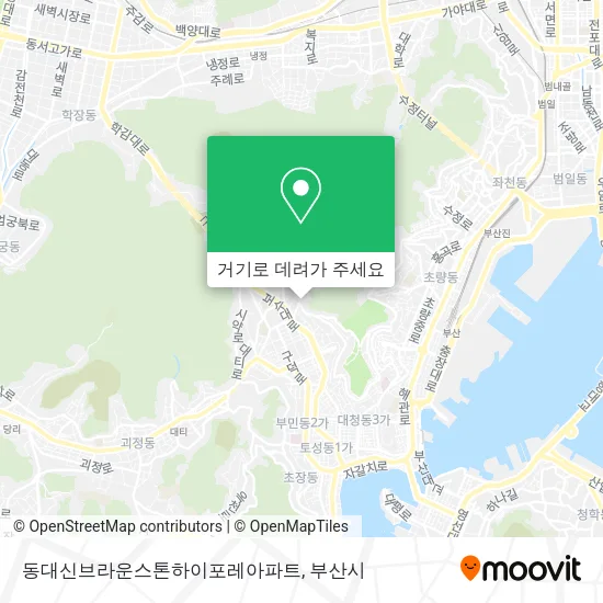 동대신브라운스톤하이포레아파트 지도