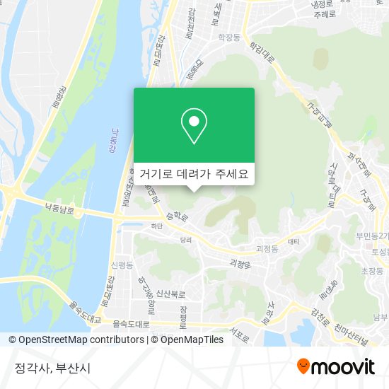정각사 지도