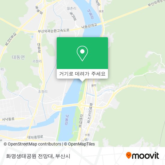 화명생태공원 전망대 지도
