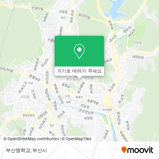 부산맹학교 지도