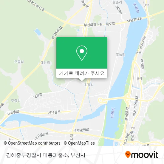 김해중부경찰서 대동파출소 지도