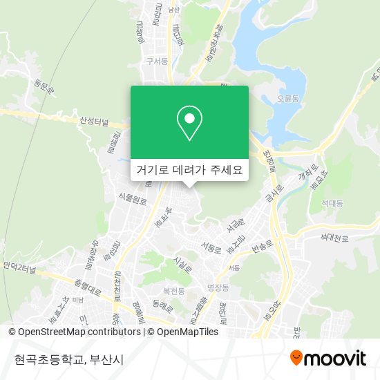 현곡초등학교 지도