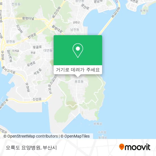 오륙도 요양병원 지도