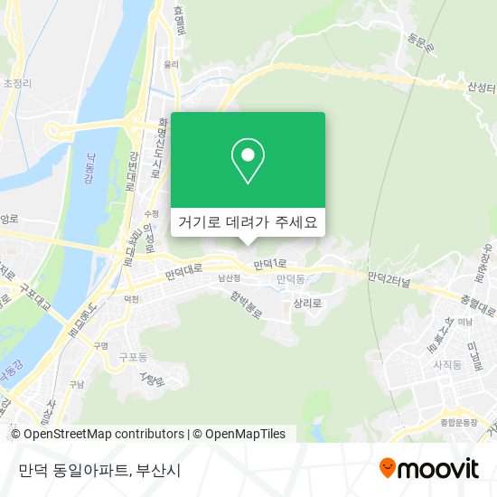 만덕 동일아파트 지도