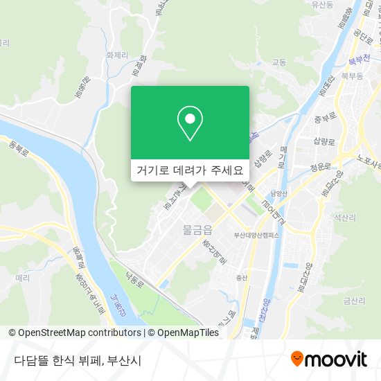 다담뜰 한식 뷔페 지도