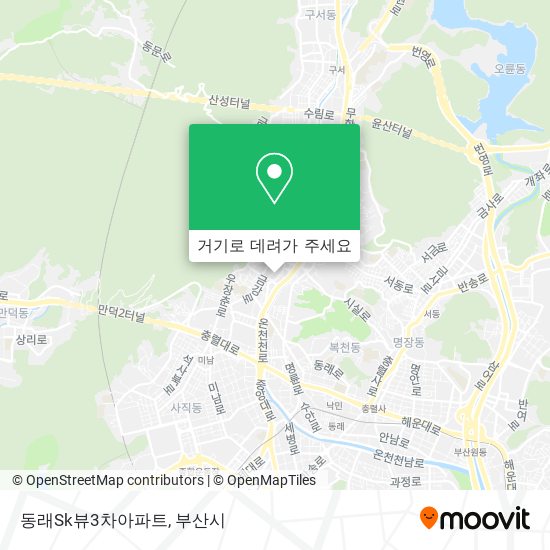 동래Sk뷰3차아파트 지도