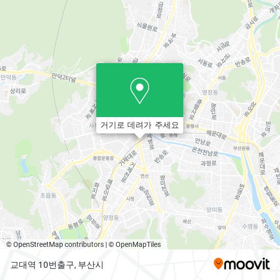 교대역 10번출구 지도
