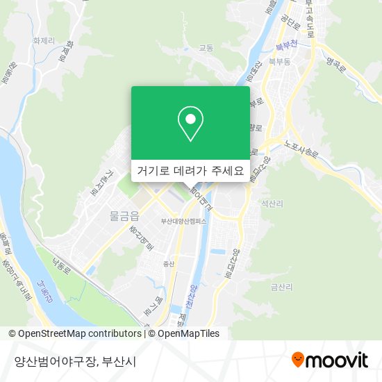 양산범어야구장 지도