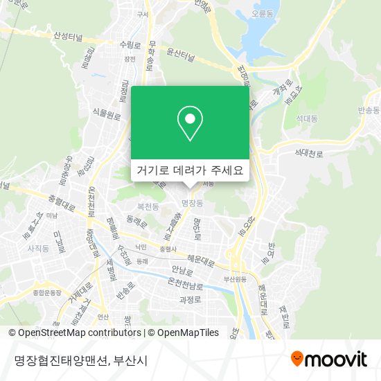 명장협진태양맨션 지도