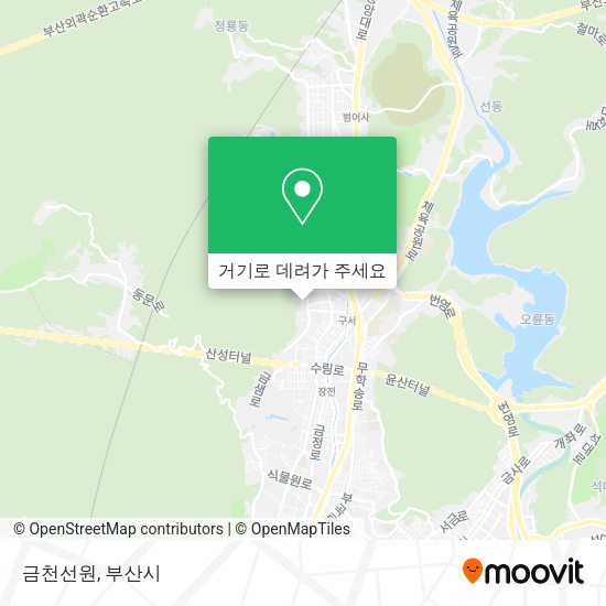 금천선원 지도