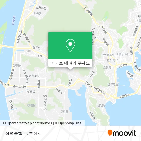 장평중학교 지도