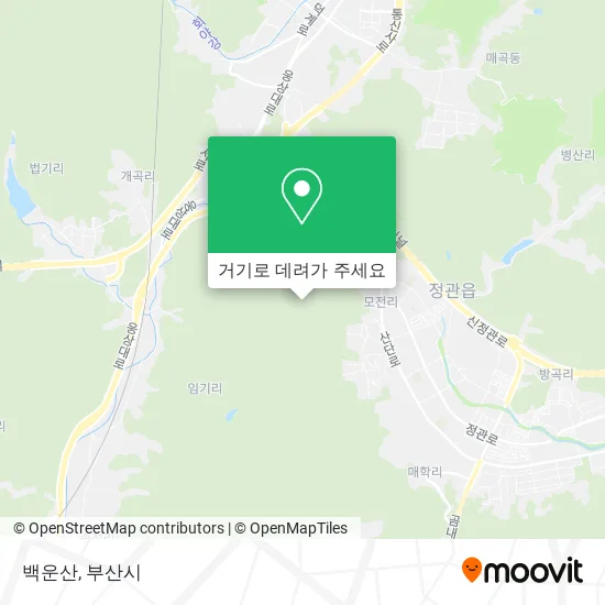 백운산 지도