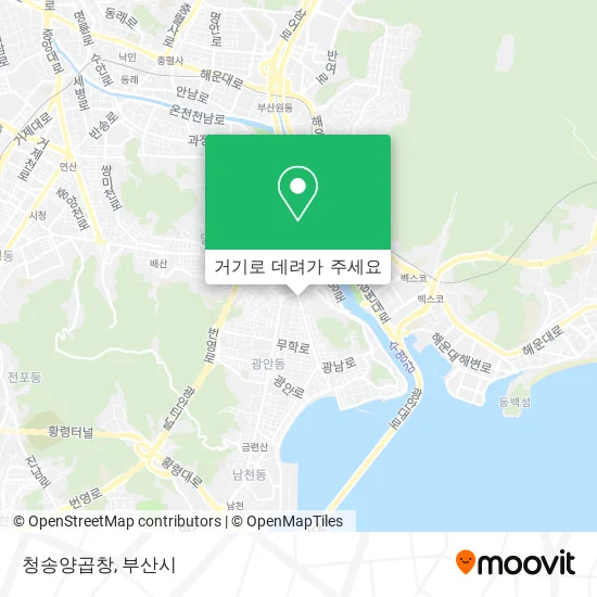 청송양곱창 지도