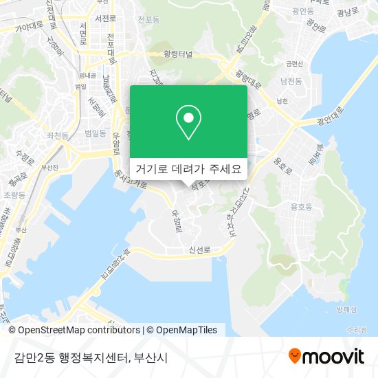 감만2동 행정복지센터 지도