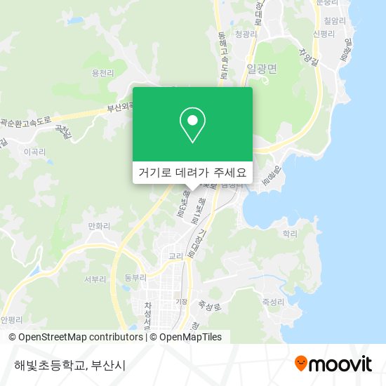 해빛초등학교 지도